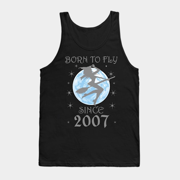 BORN TO FLY SINCE 1931 WITCHCRAFT T-SHIRT | WICCA BIRTHDAY WITCH GIFT Tank Top by Chameleon Living